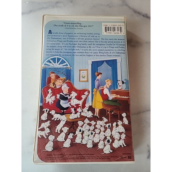 101 Dalmatians (VHS, 1992) - Picture 6 of 10